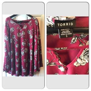 Beautiful Torrid long sleeve tunic